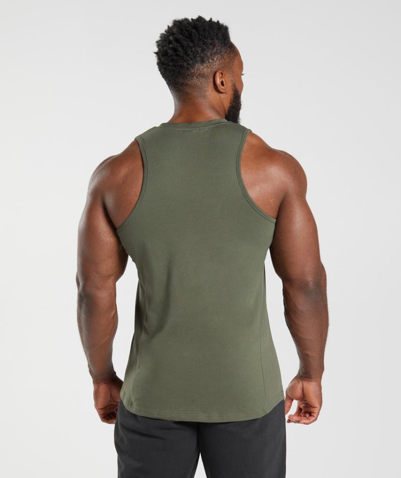 Gymshark React Linnen Herr Olivgröna | SE-87426W
