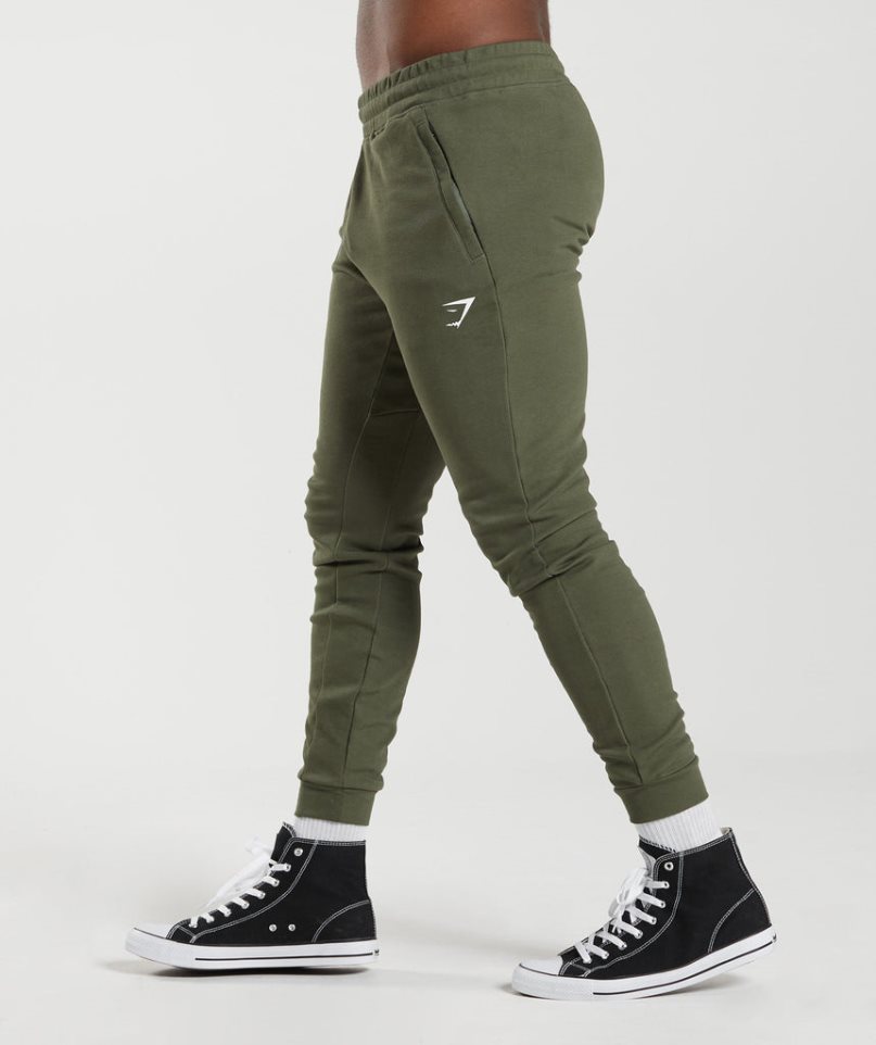 Gymshark React Mjukisbyxor Herr Olivgröna | SE-58469W