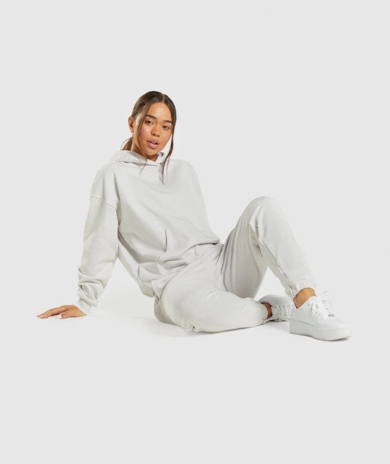 Gymshark Rest Day Sweats Mjukisbyxor Dam Vita | SE-12946Q