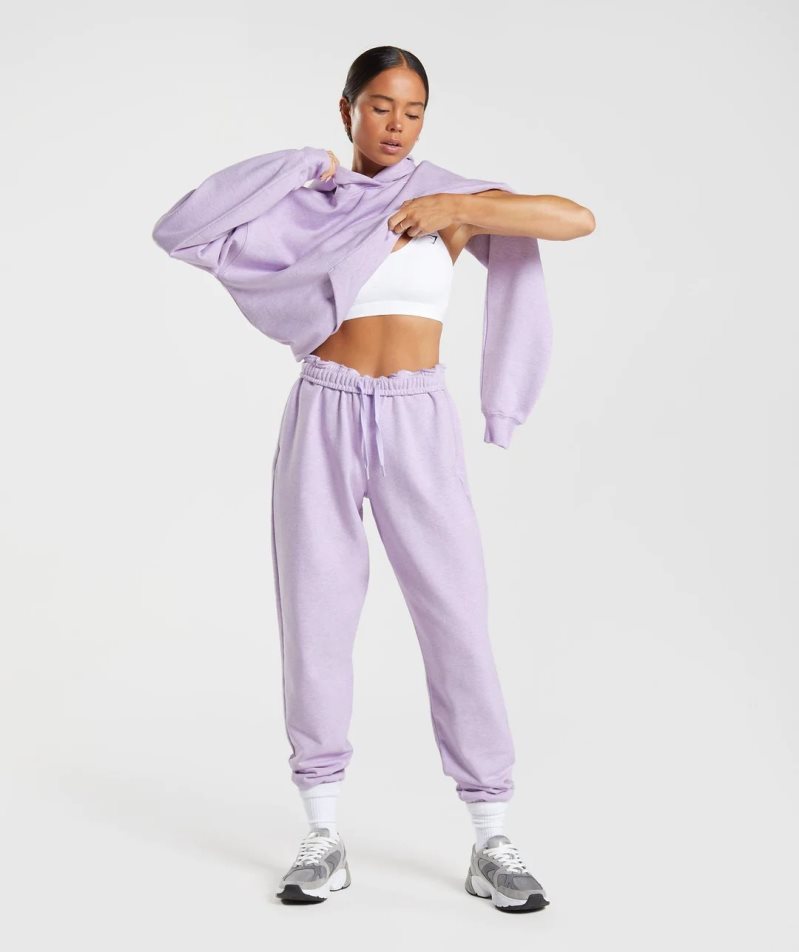 Gymshark Rest Day Sweats Mjukisbyxor Dam Ljuslila | SE-37195M