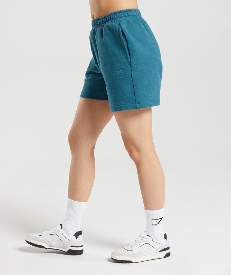 Gymshark Rest Day Sweats Shorts Dam Turkos | SE-96204Q