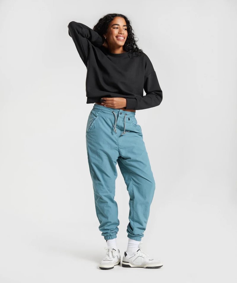 Gymshark Retake Track Mjukisbyxor Dam Blå | SE-59670E