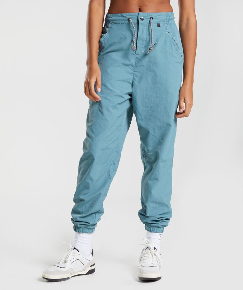 Gymshark Retake Track Mjukisbyxor Dam Blå | SE-59670E