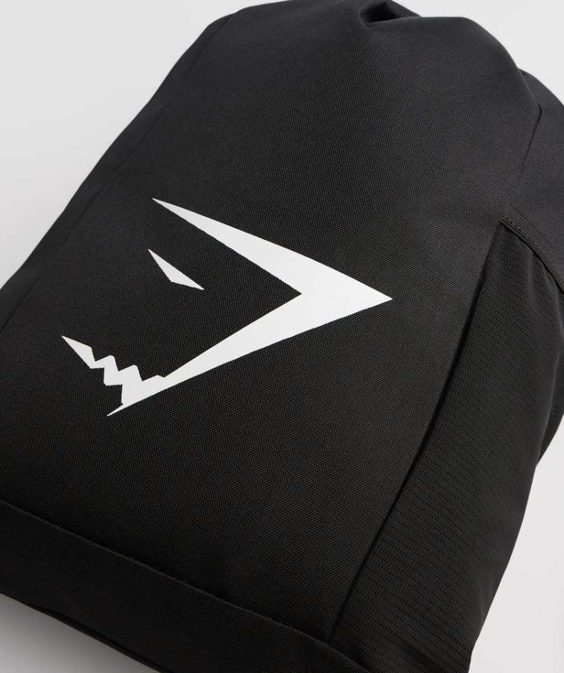 Gymshark Sharkhead Gymsack Bucket Bag Svarta | SE-68703Y