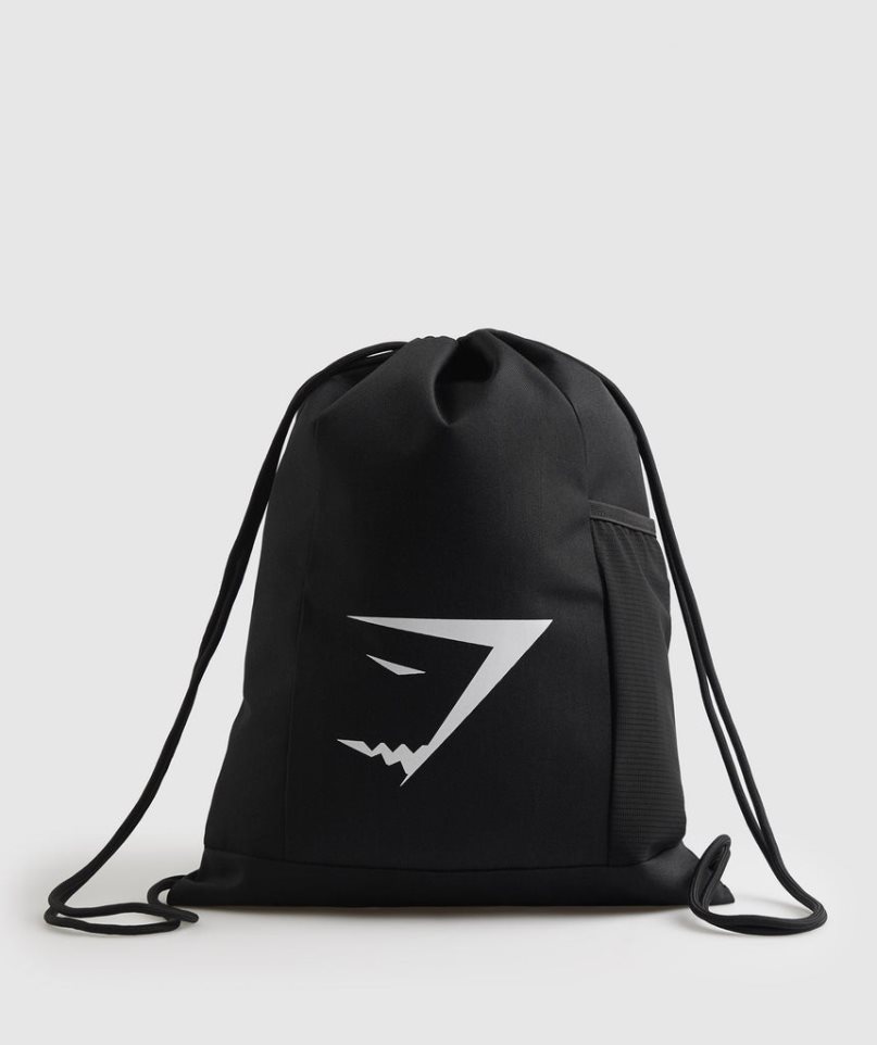 Gymshark Sharkhead Gymsack Bucket Bag Svarta | SE-68703Y