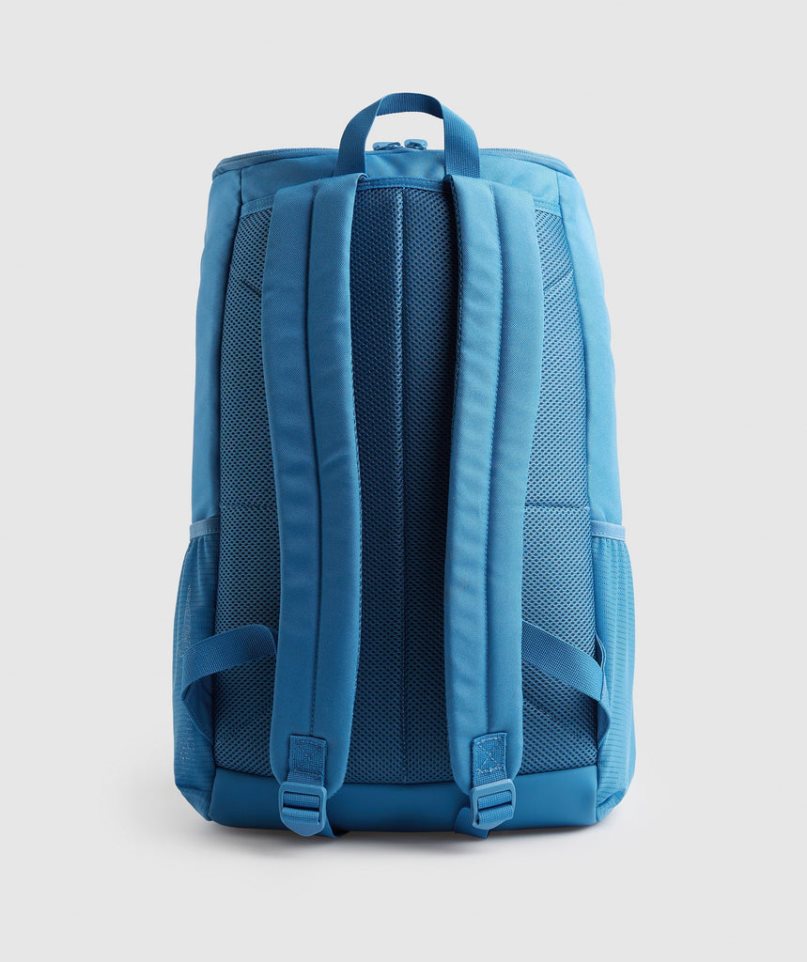 Gymshark Sharkhead Ryggsäck Blå | SE-56312V