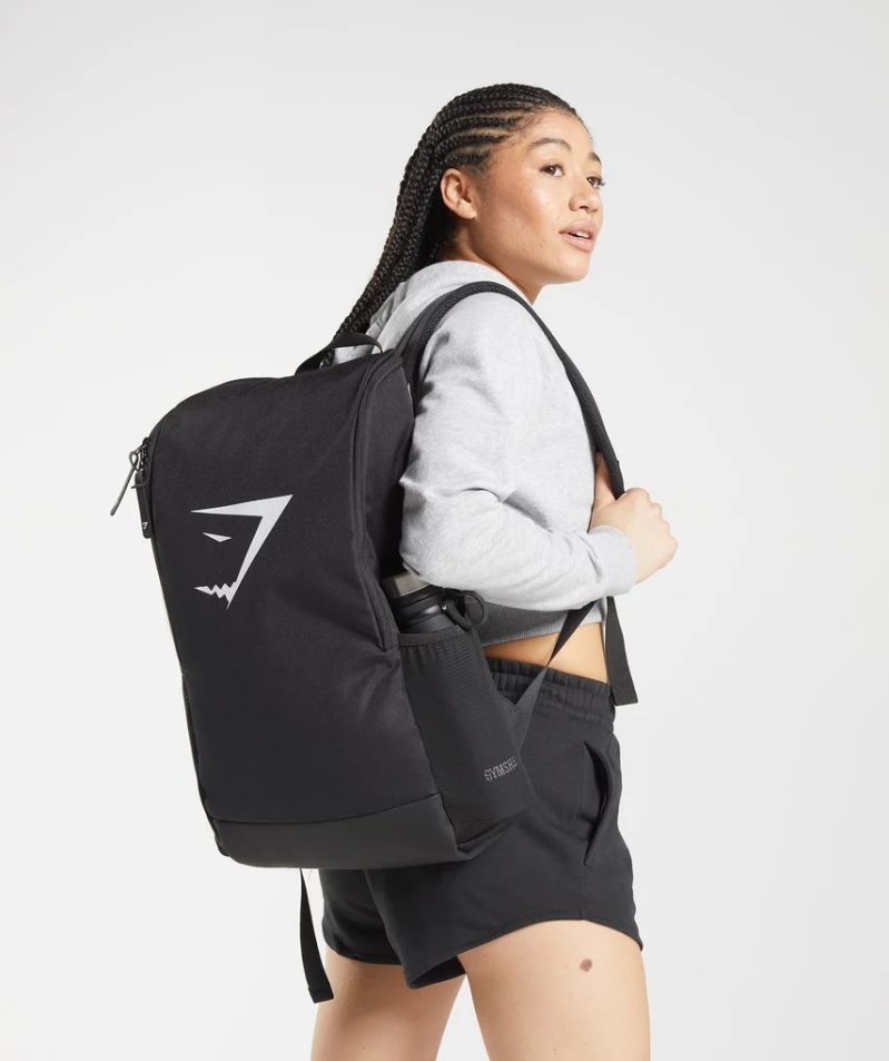 Gymshark Sharkhead Ryggsäck Svarta | SE-64210C