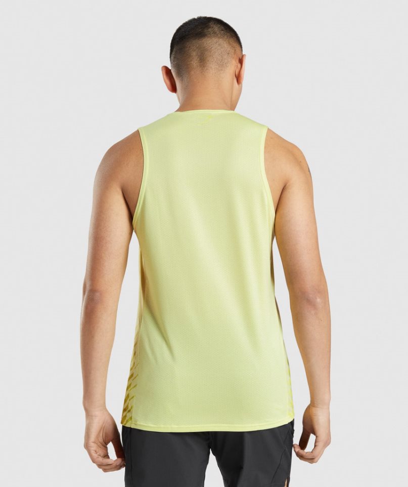 Gymshark Sport Stripe Linnen Herr Gula | SE-10385T