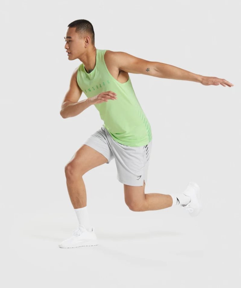 Gymshark Sport Stripe Linnen Herr Mintgröna | SE-76231N