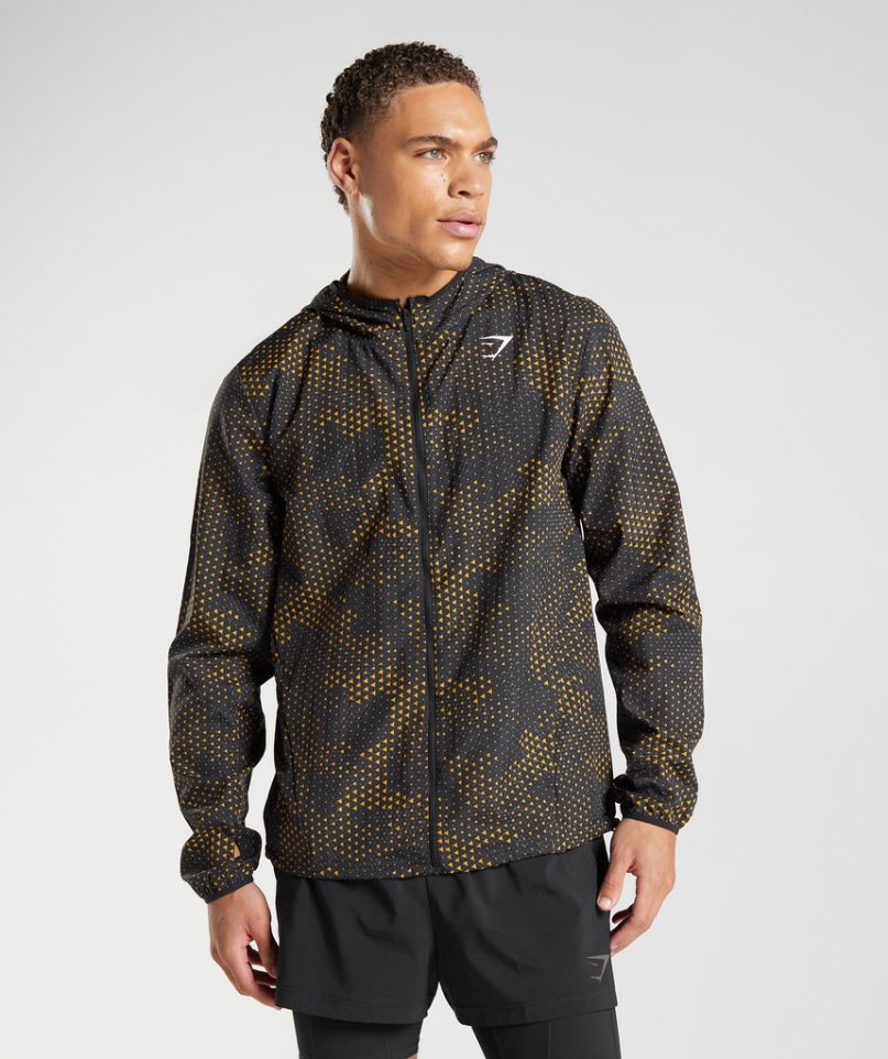 Gymshark Sport Vindjacka Herr Svarta | SE-17508R