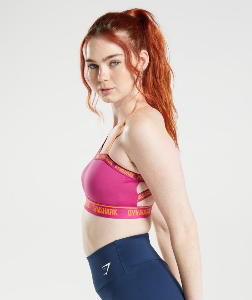 Gymshark Strike Sport Bh Dam Rosa | SE-97613O