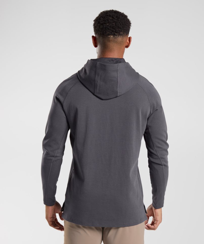 Gymshark Studio Hoodie Herr Mörkgrå | SE-94360D