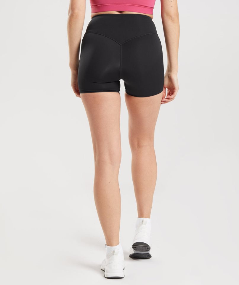 Gymshark Studio Shorts Dam Svarta | SE-32167E
