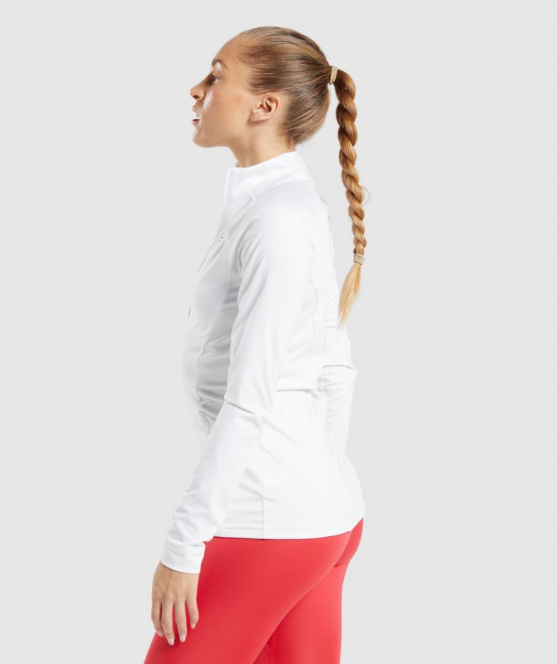 Gymshark Tränings Jacka Dam Vita | SE-61075Y