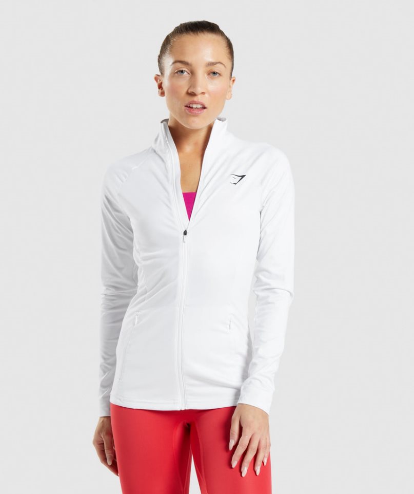 Gymshark Tränings Jacka Dam Vita | SE-61075Y