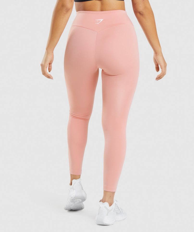 Gymshark Tränings Leggings Dam Rosa | SE-60513Q