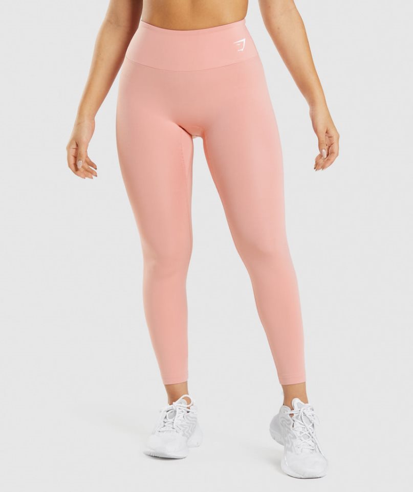Gymshark Tränings Leggings Dam Rosa | SE-60513Q