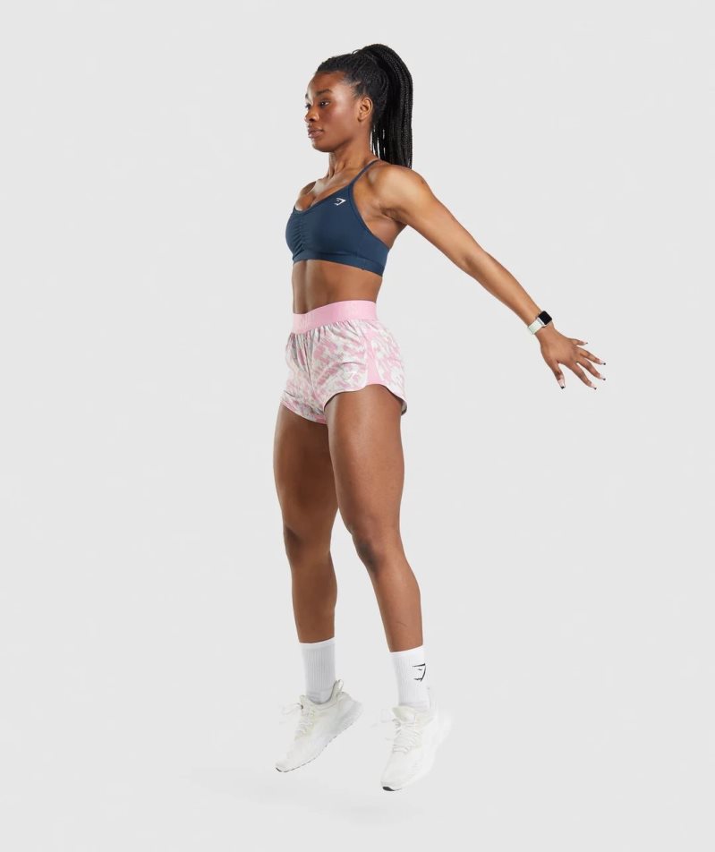 Gymshark Tränings Loose Fit Shorts Dam Rosa | SE-60195M
