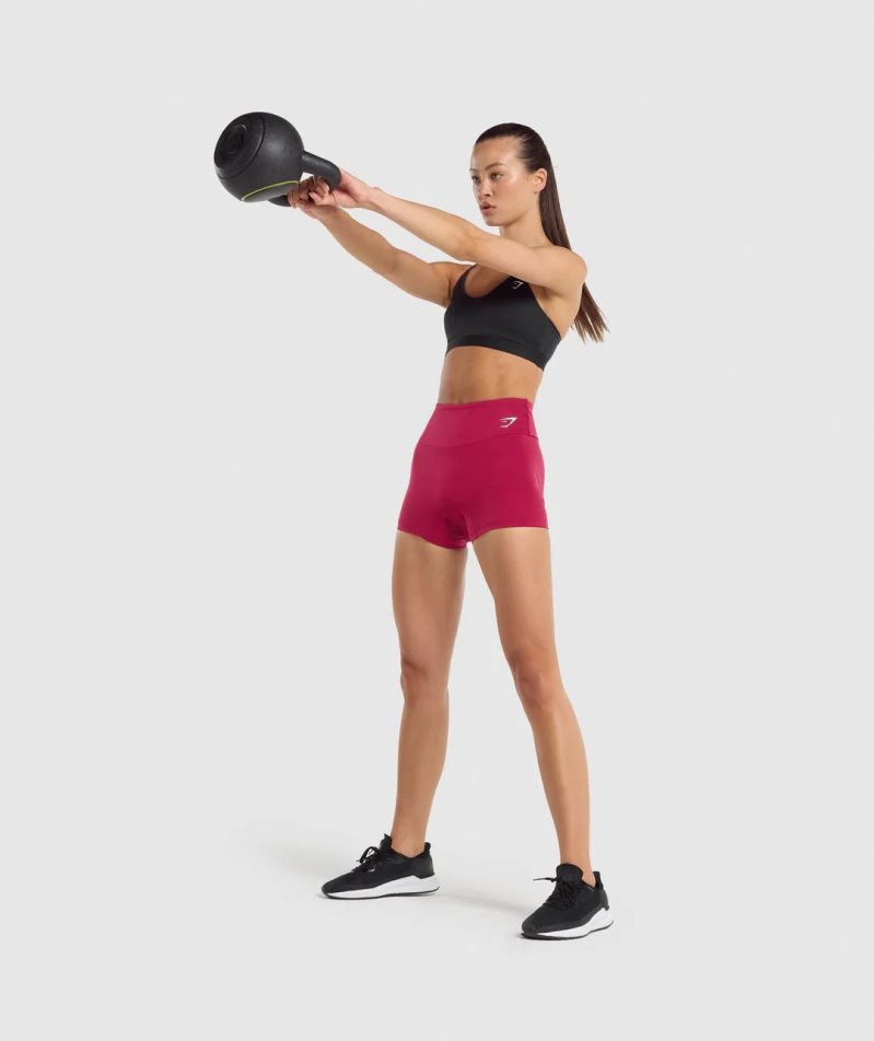 Gymshark V Neck Sport Bh Dam Svarta | SE-26378C
