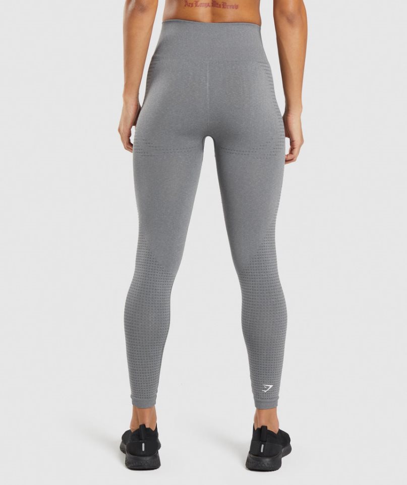 Gymshark Vital Seamless 2.0 Leggings Dam Grå | SE-58412P