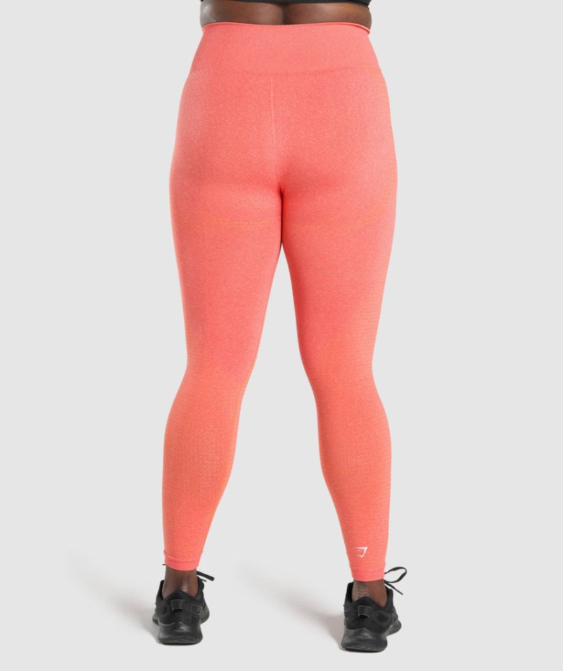 Gymshark Vital Seamless 2.0 Leggings Dam Orange | SE-65809Z
