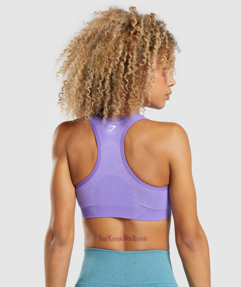 Gymshark Vital Seamless 2.0 Sport Bh Dam Ljuslila | SE-30247A