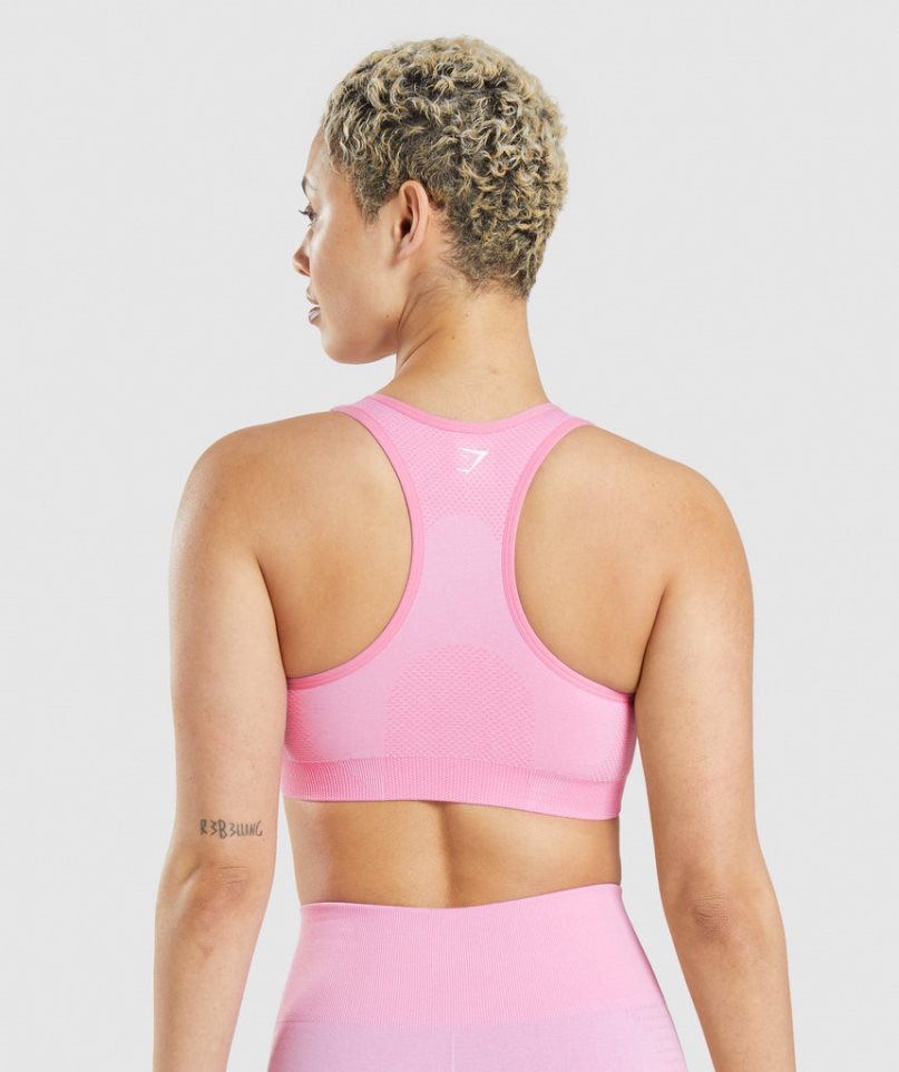 Gymshark Vital Seamless 2.0 Sport Bh Dam Rosa | SE-84715T