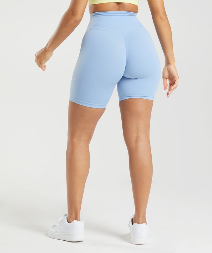 Gymshark Whitney Cycling Shorts Dam Ljusblå | SE-53976J