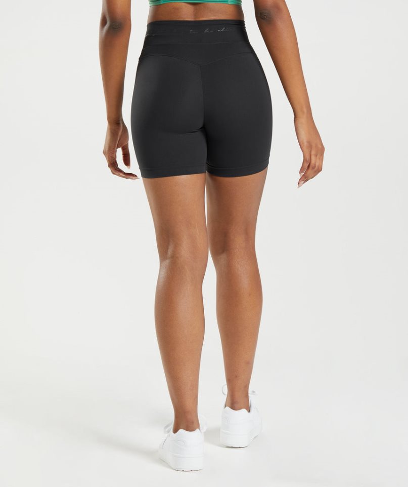 Gymshark Whitney Mesh Shorts Dam Svarta | SE-41068G