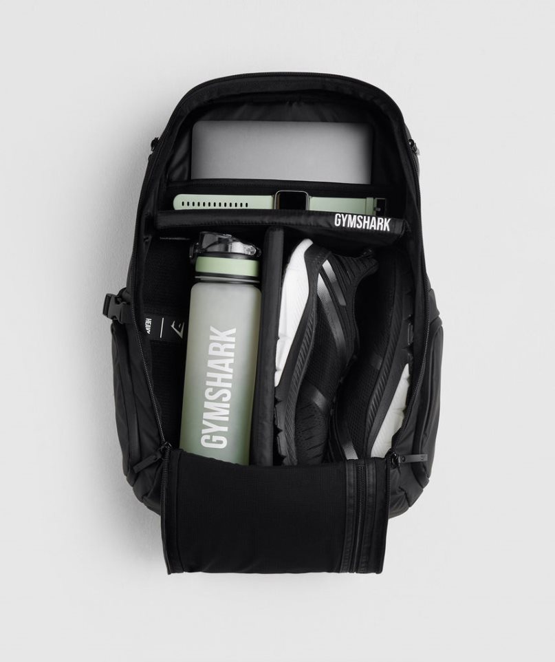 Gymshark X-Series 0.3 Ryggsäck Svarta | SE-10574C