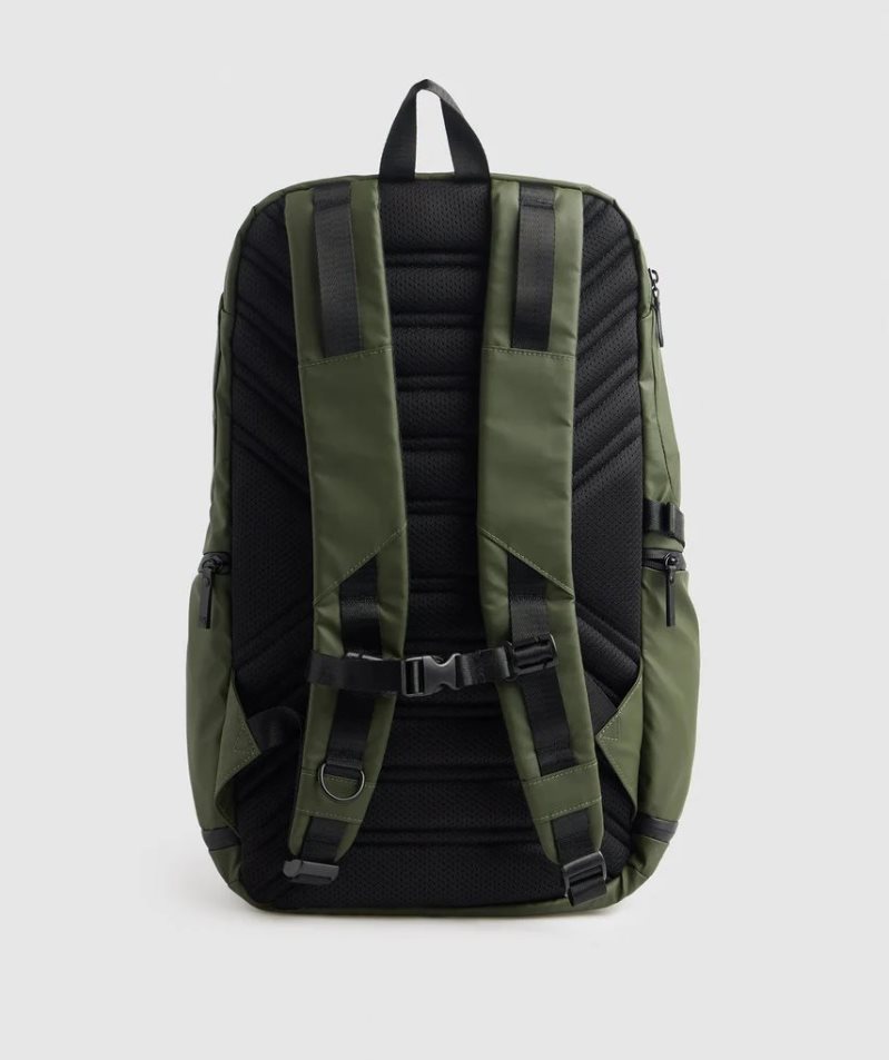 Gymshark X-Series 0.3 Ryggsäck Olivgröna | SE-71638M