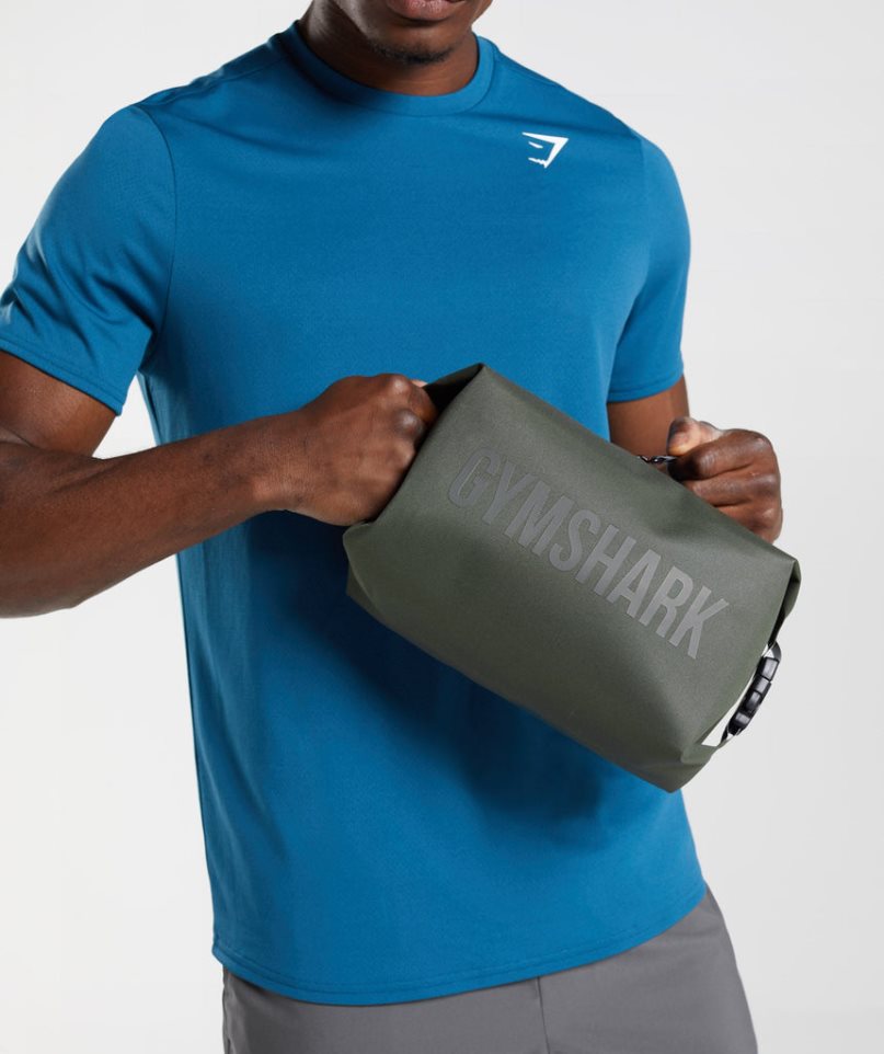 Gymshark X-Series Toalettmappe Olivgröna | SE-27593X